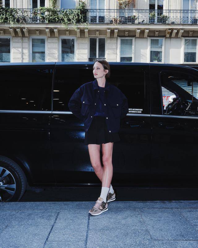 Philippe Model Sneaker Basse Tropez Donna - Camouflage, Rosa E Bronzo