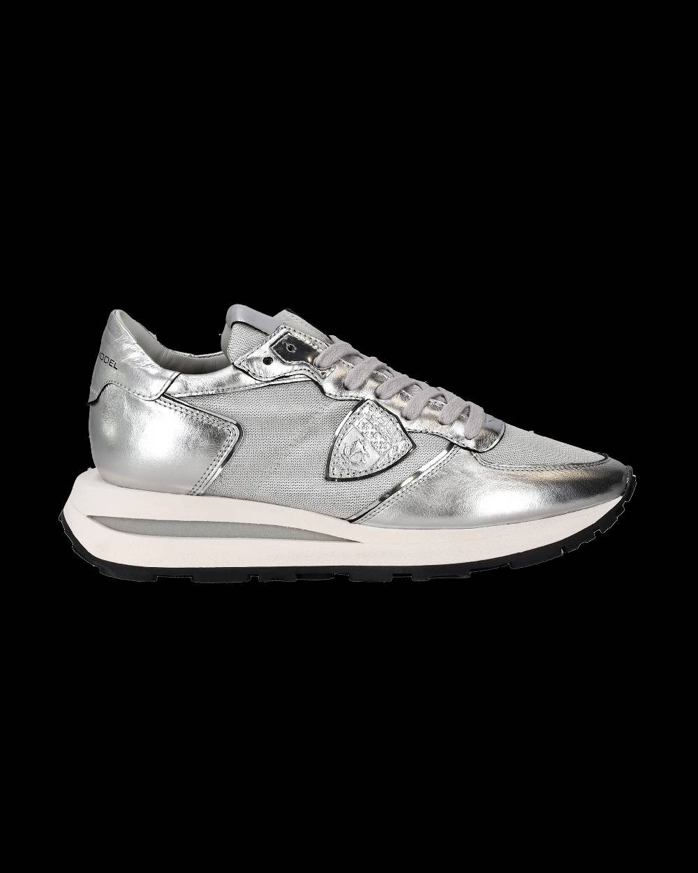 Philippe Model Sneaker Basse Tropez Haute Donna - Argento