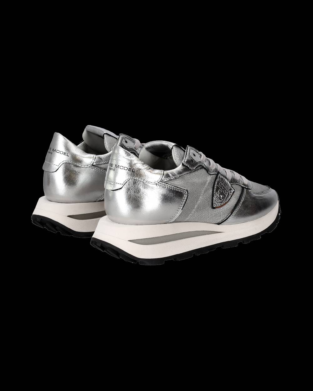 Philippe Model Sneaker Basse Tropez Haute Donna - Argento