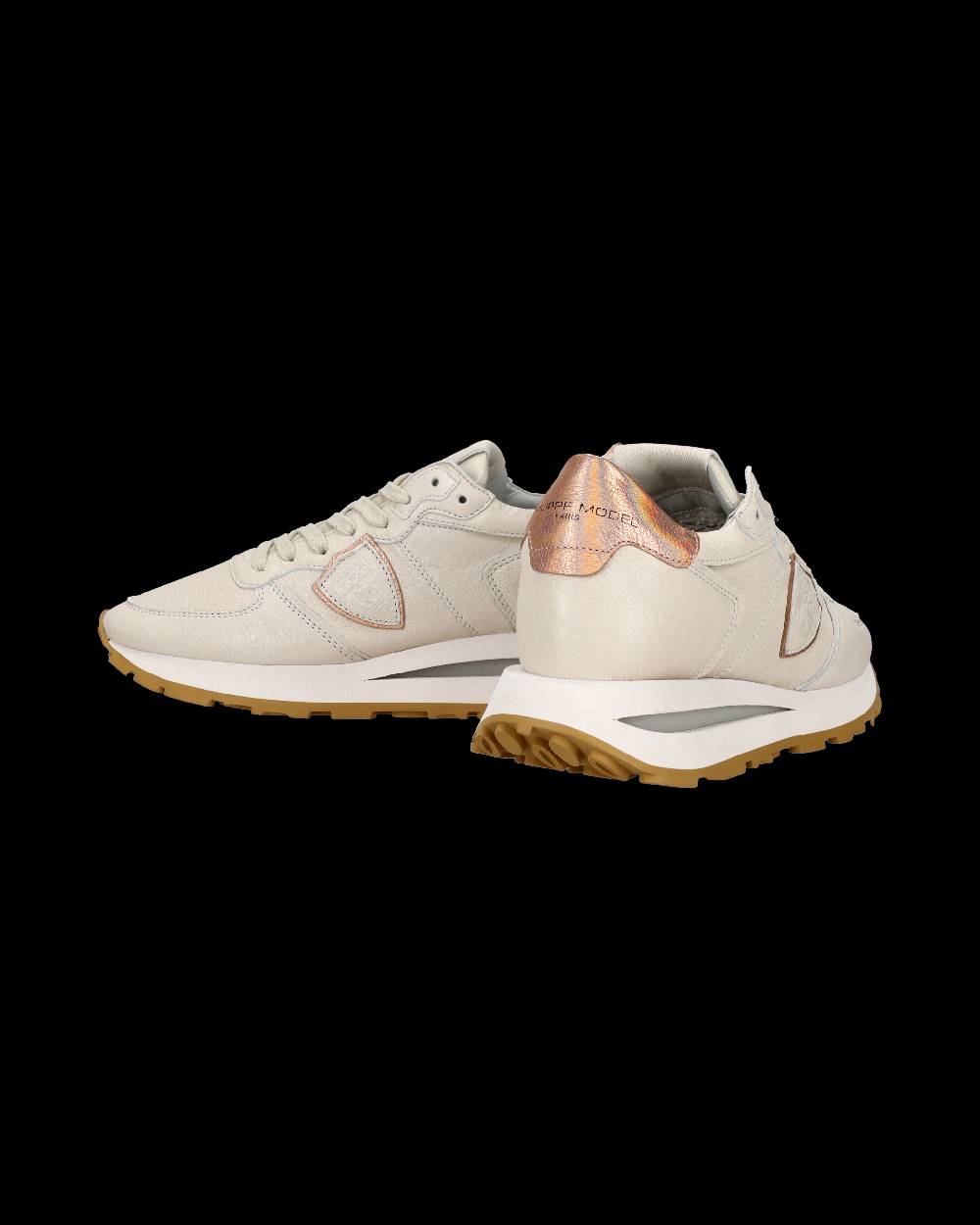 Philippe Model Sneaker Basse Tropez Haute Donna - Beige E Rosa