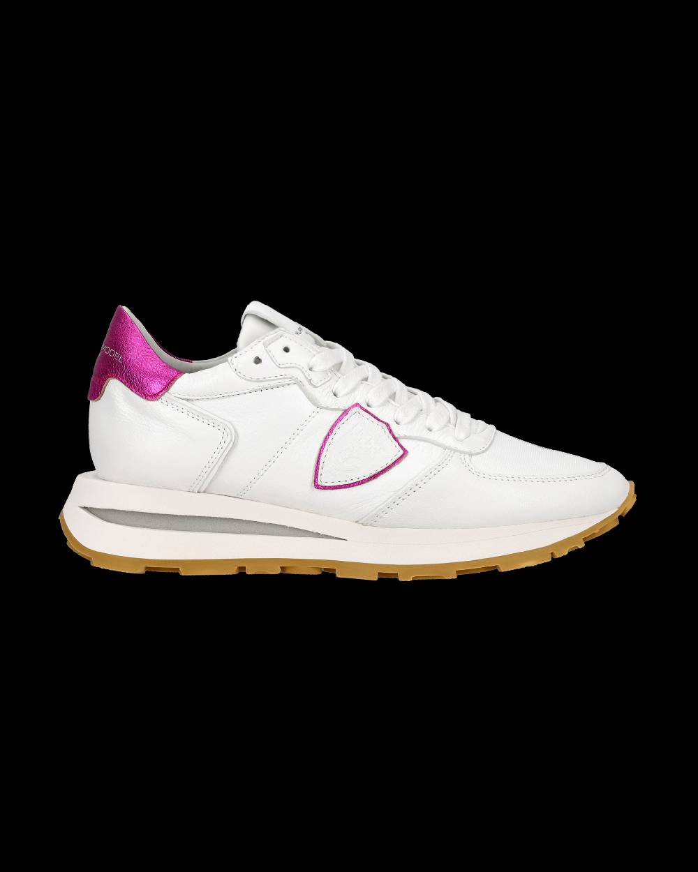 Philippe Model Sneaker Basse Tropez Haute Donna - Bianco E Fucsia