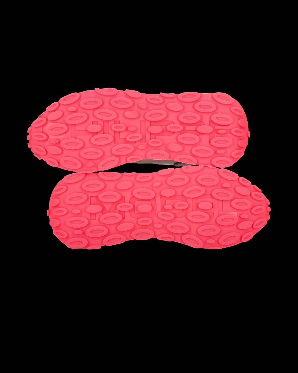 Philippe Model Sneaker Basse Tropez Haute Donna - Bianco, Grigio E Fucsia