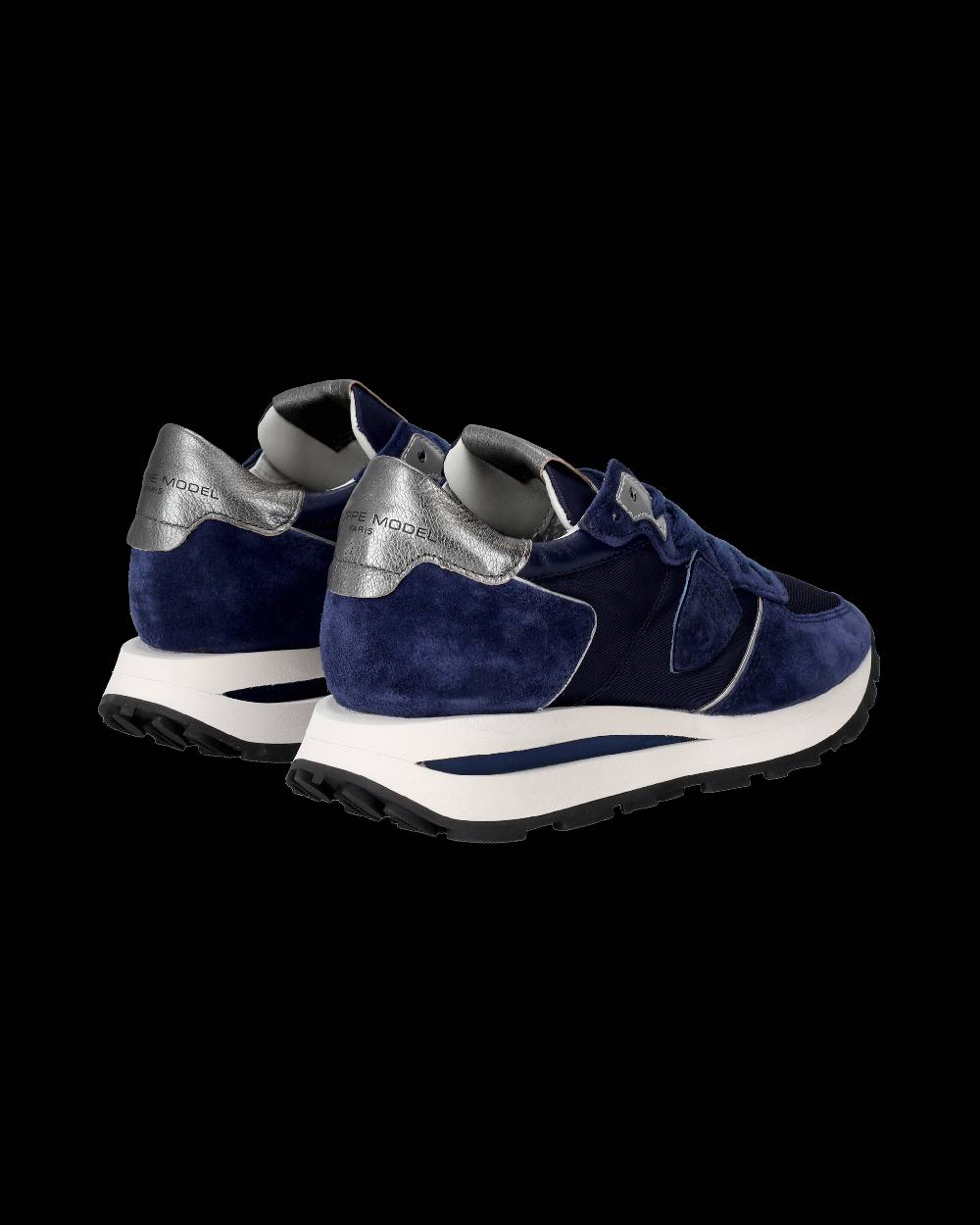 Philippe Model Sneaker Basse Tropez Haute Donna - Blu