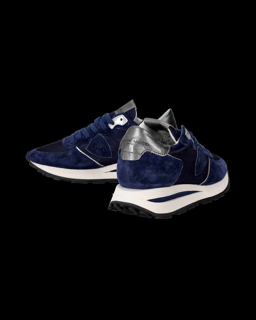 Philippe Model Sneaker Basse Tropez Haute Donna - Blu