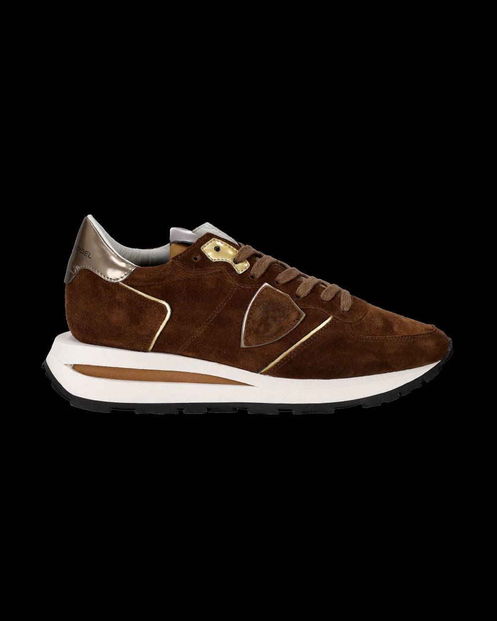 Philippe Model Sneaker Basse Tropez Haute Donna - Cognac