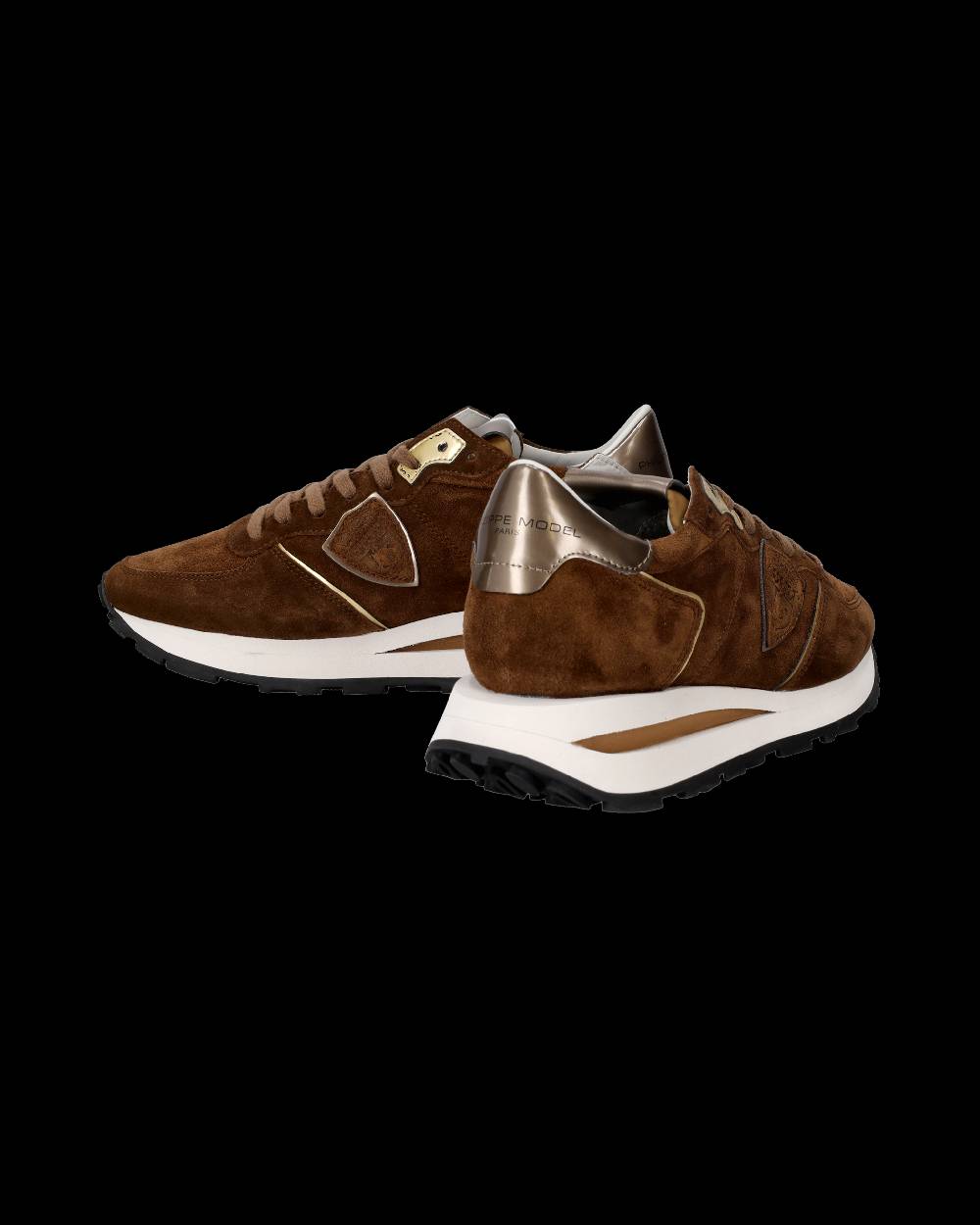 Philippe Model Sneaker Basse Tropez Haute Donna - Cognac
