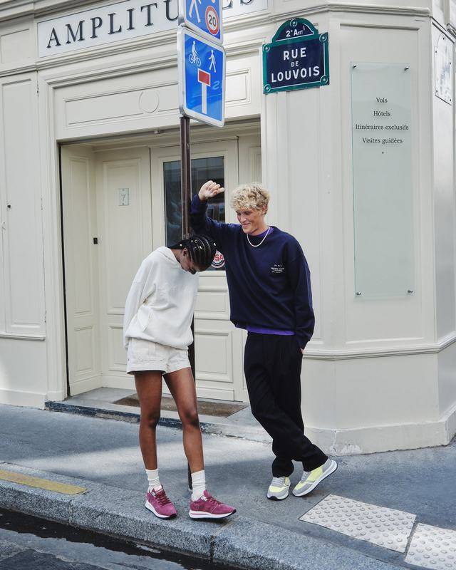 Philippe Model Sneaker Basse Tropez Haute Donna - Fucsia