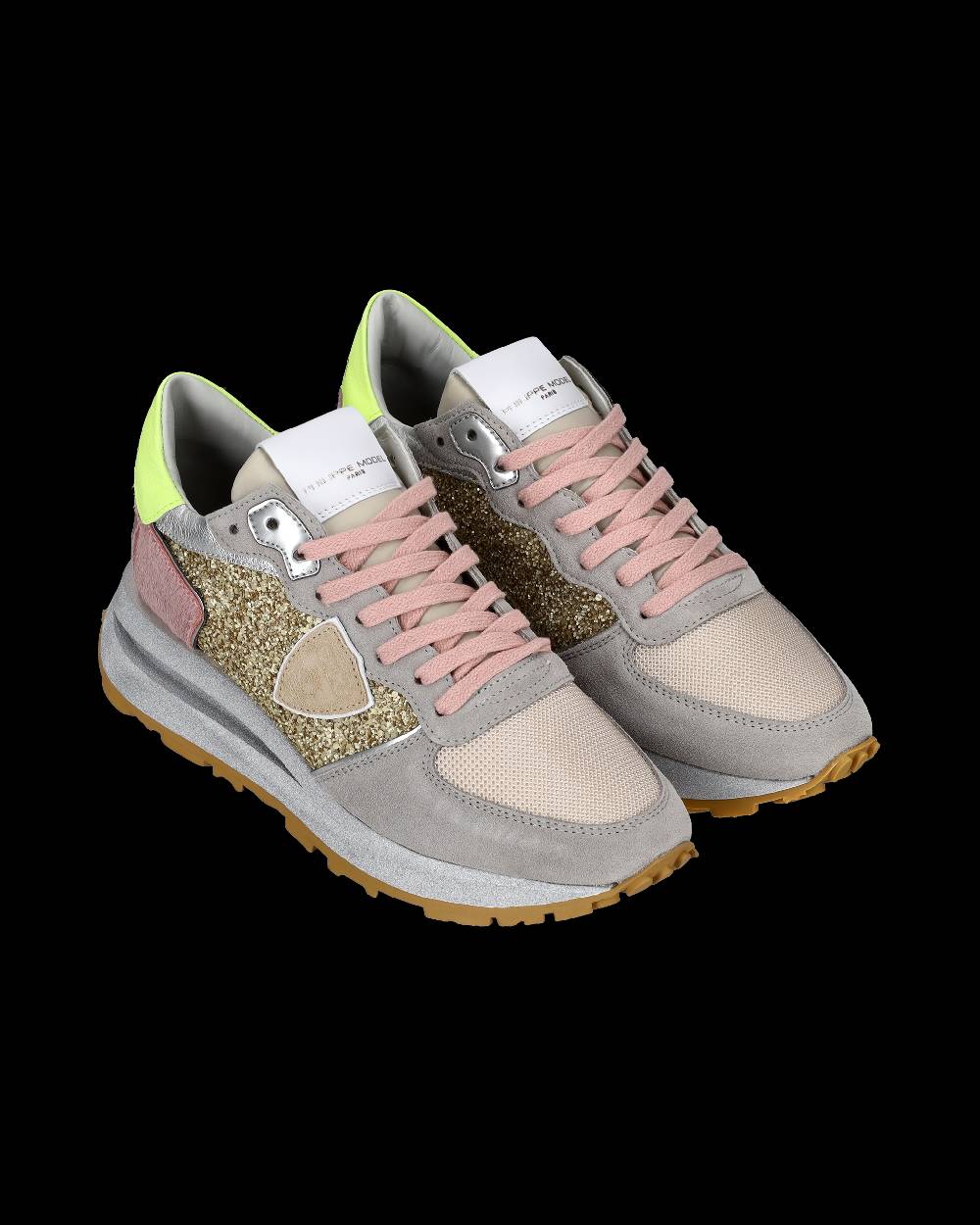 Philippe Model Sneaker basse Tropez Haute donna - oro e giallo
