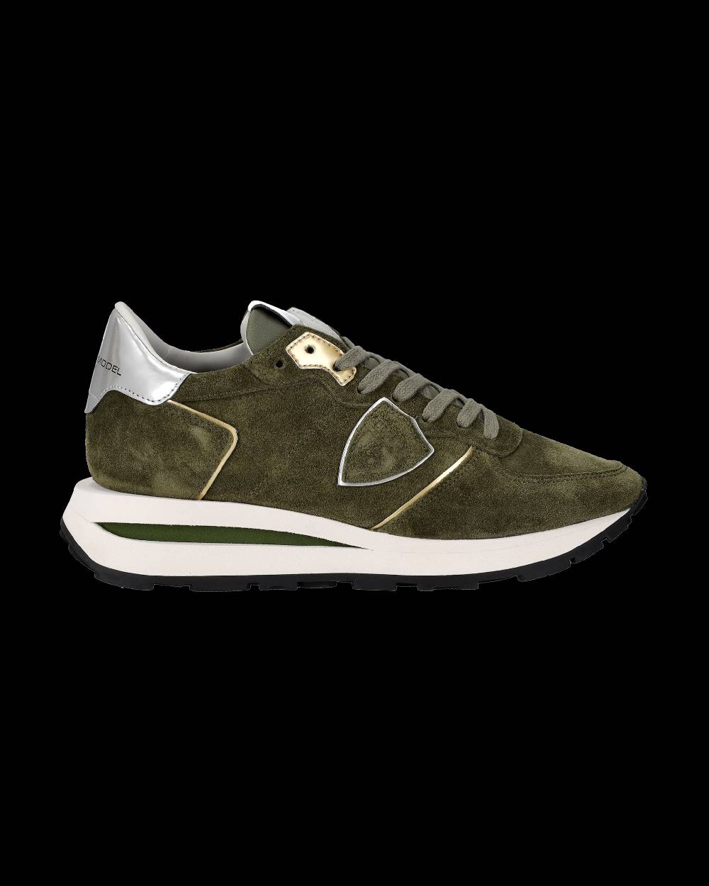 Philippe Model Sneaker Basse Tropez Haute Donna - Verde