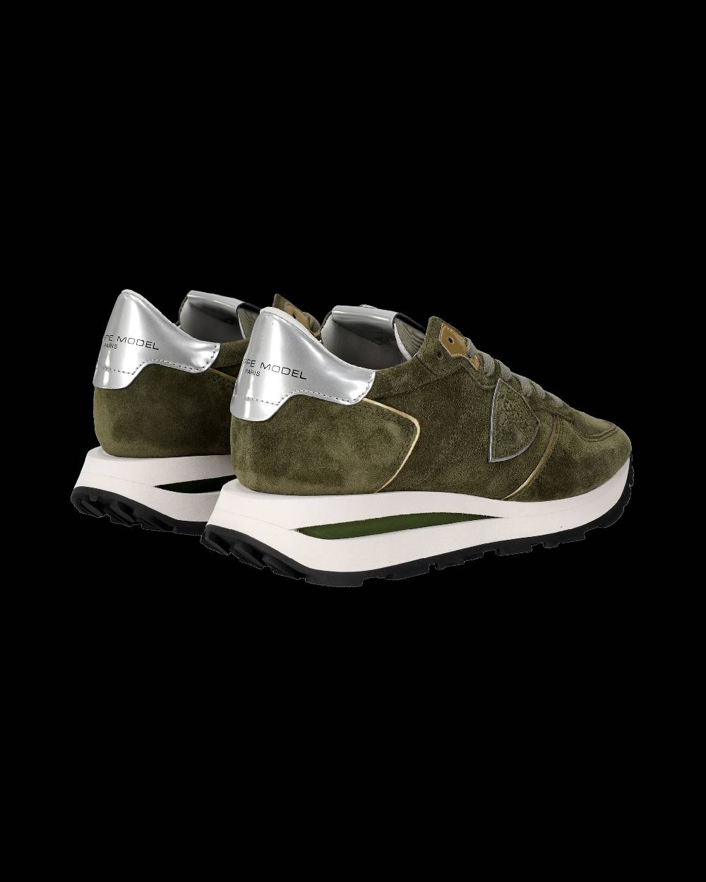 Philippe Model Sneaker Basse Tropez Haute Donna - Verde