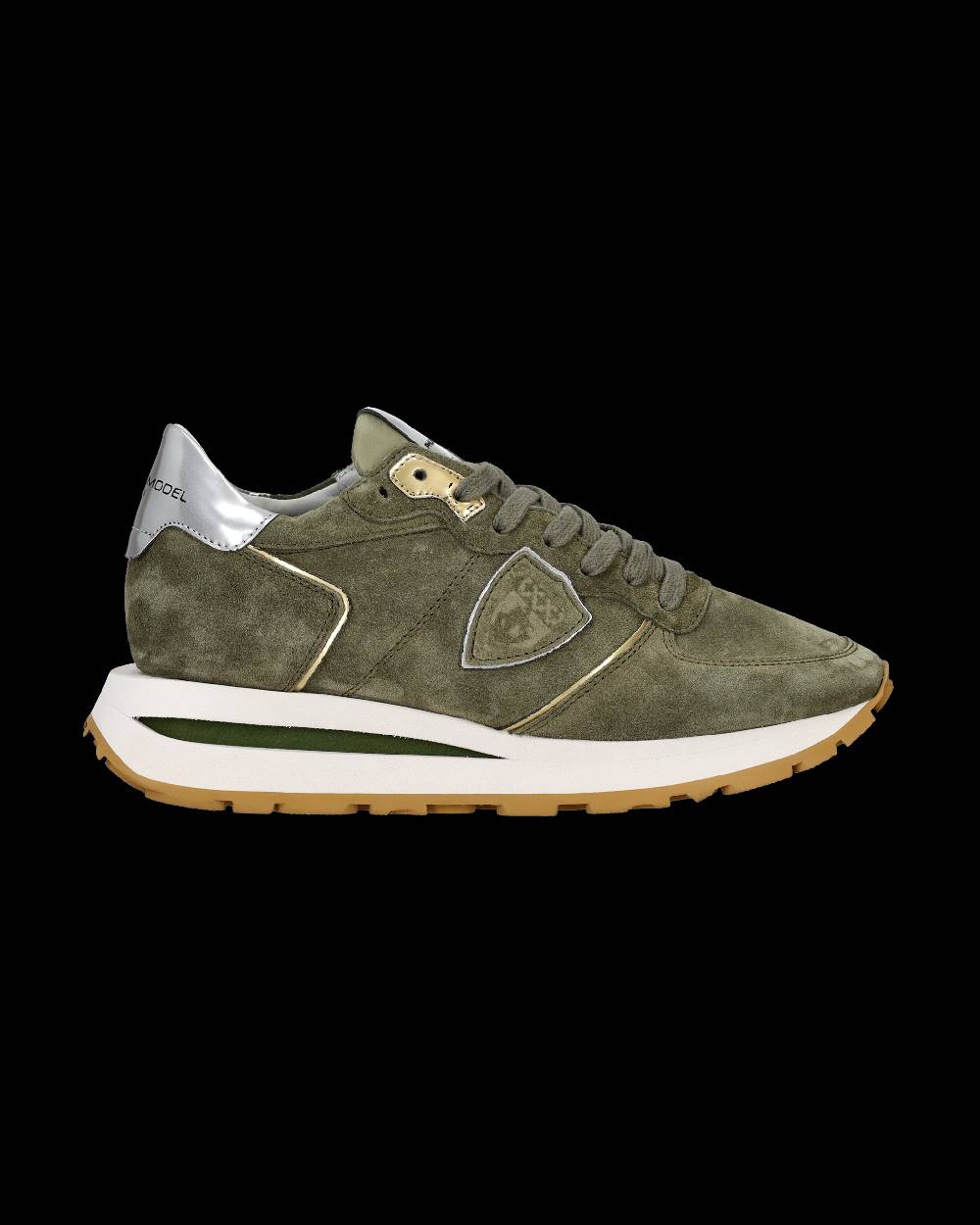Philippe Model Sneaker Basse Tropez Haute Donna - Verde