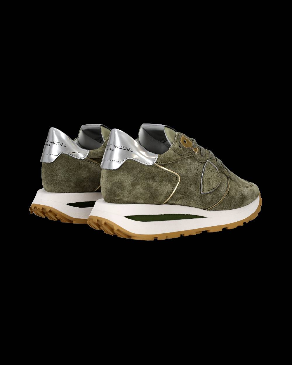 Philippe Model Sneaker Basse Tropez Haute Donna - Verde