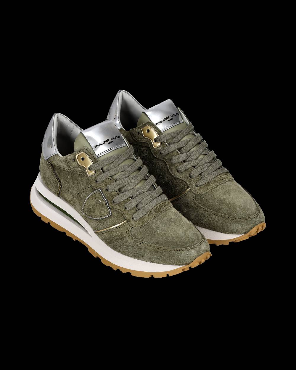 Philippe Model Sneaker basse Tropez Haute donna - verde