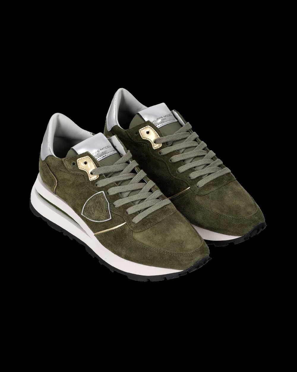 Philippe Model Sneaker basse Tropez Haute donna - verde