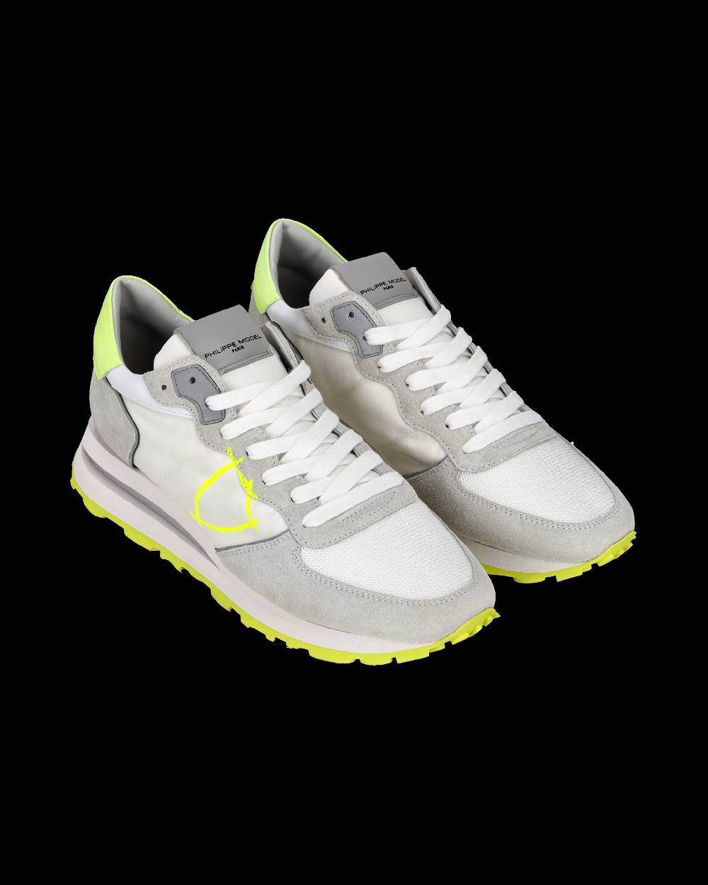 Philippe Model Sneaker basse Tropez Haute uomo - bianco e giallo