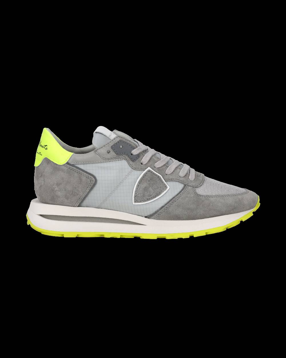 Philippe Model Sneaker Basse Tropez Haute Uomo - Grigio E Giallo