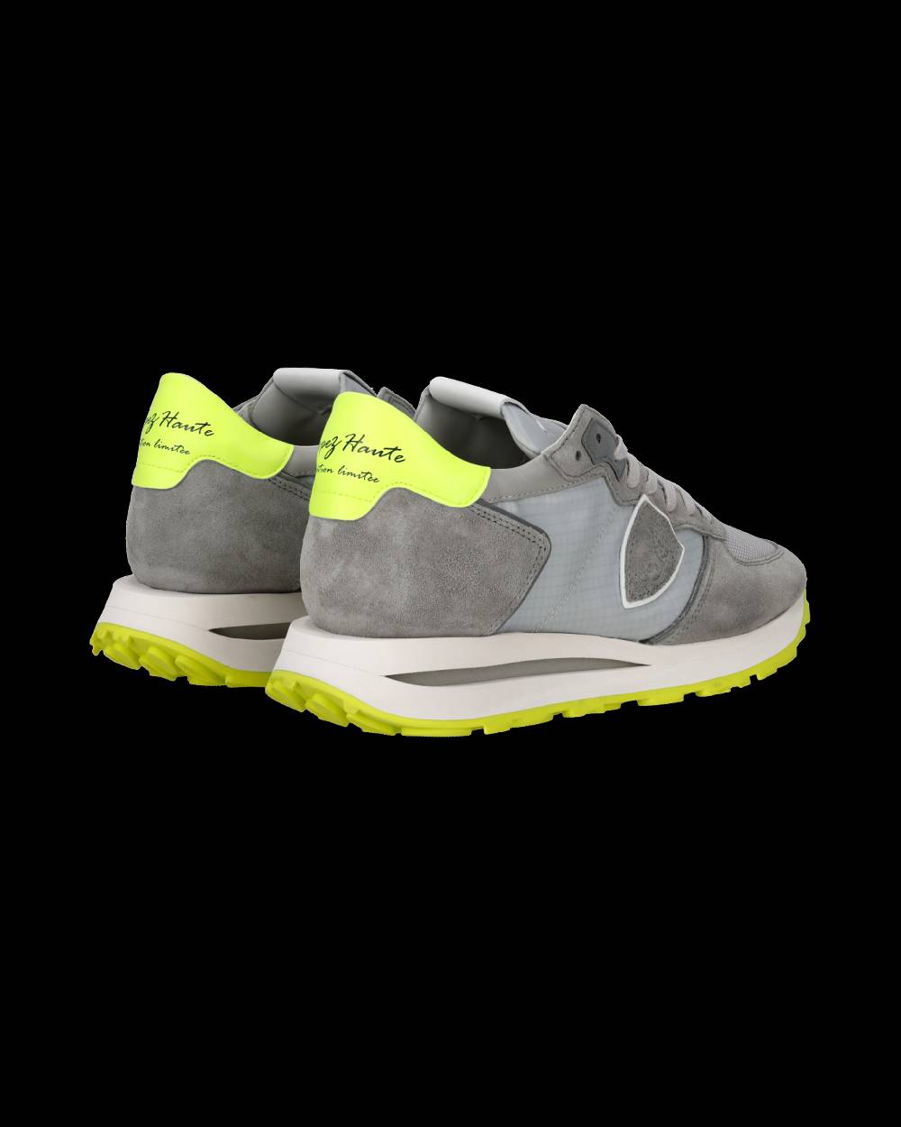 Philippe Model Sneaker Basse Tropez Haute Uomo - Grigio E Giallo