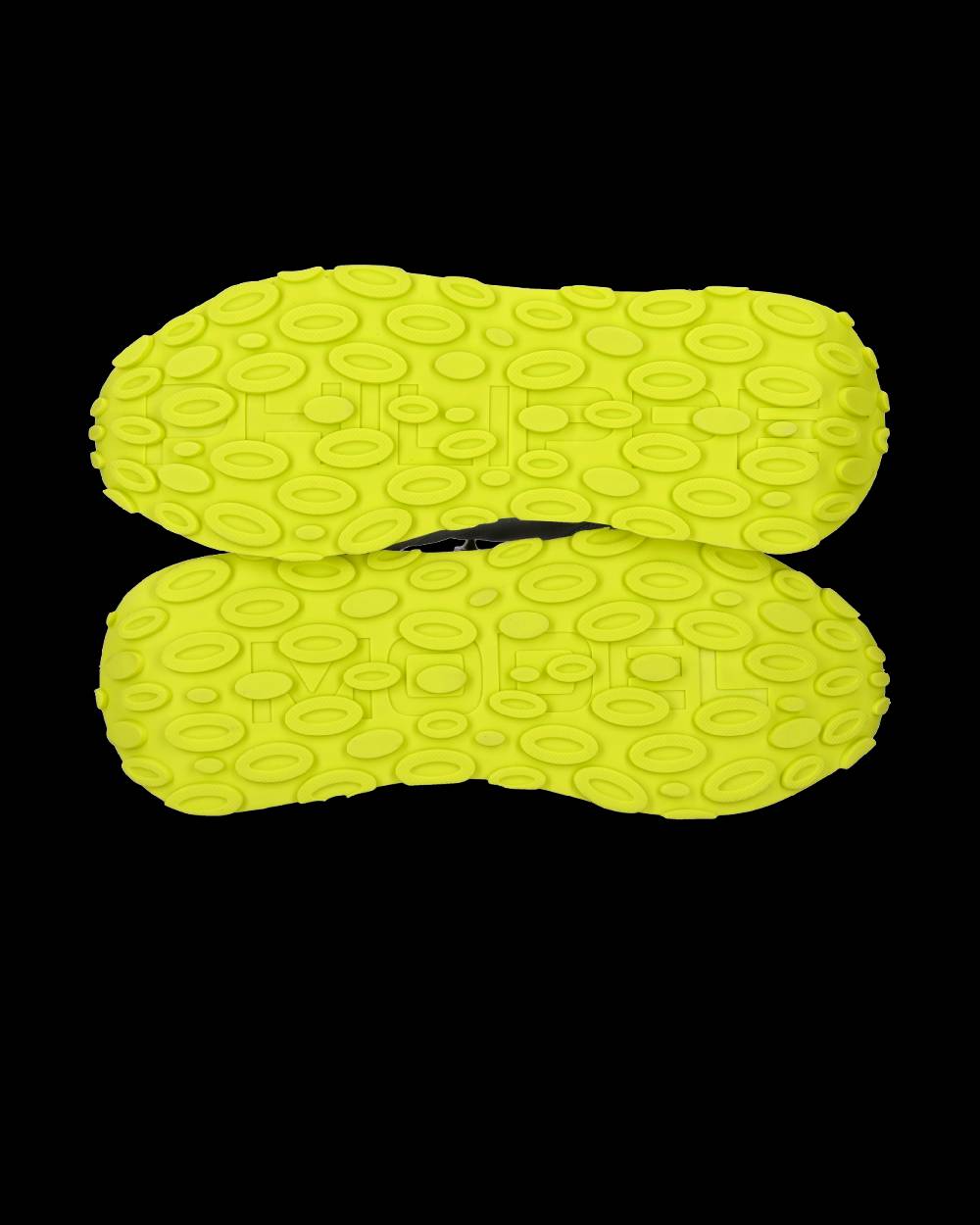 Philippe Model Sneaker Basse Tropez Haute Uomo - Grigio E Giallo