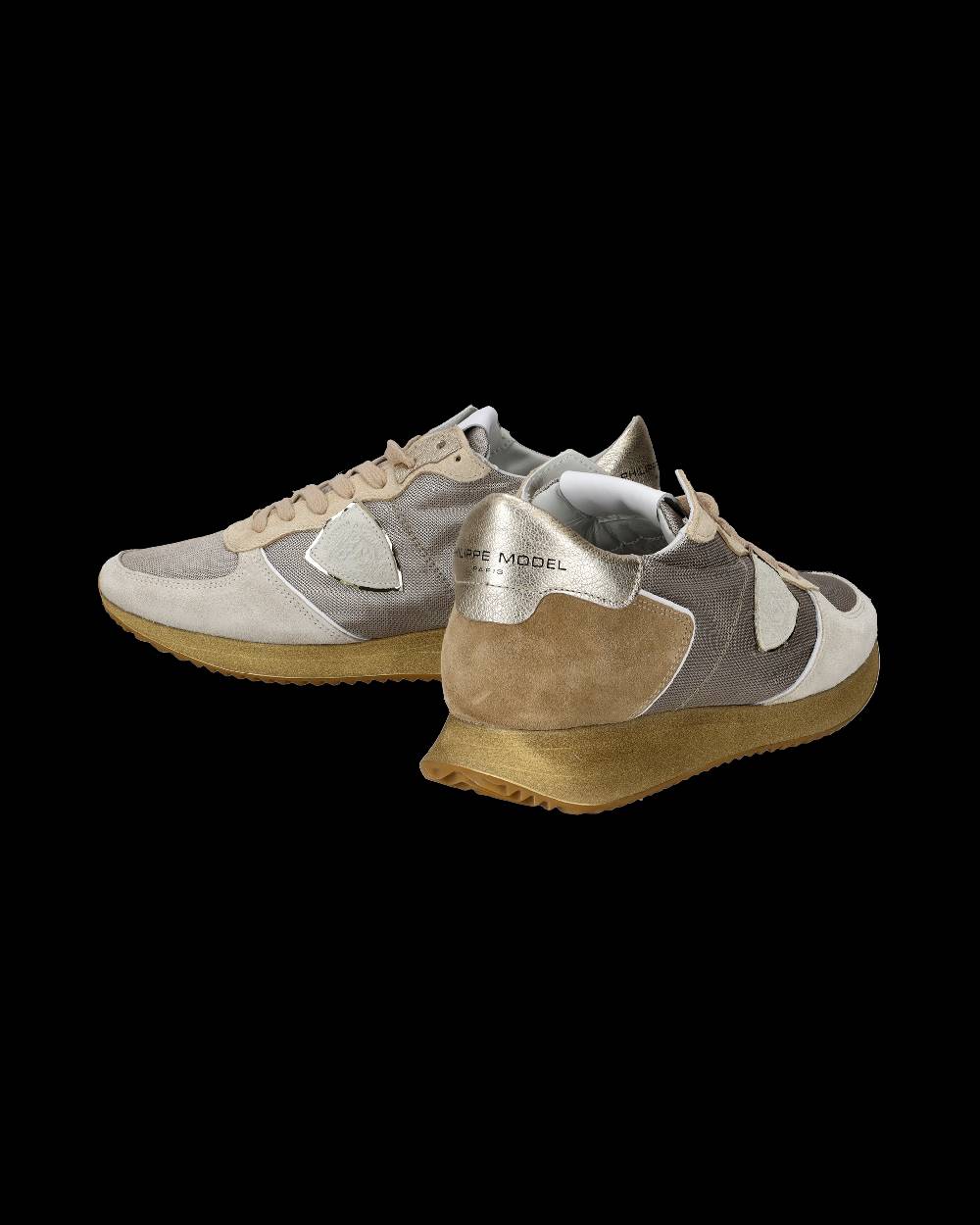Philippe Model Sneaker Basse Trpx Donna - Bianco E Beige