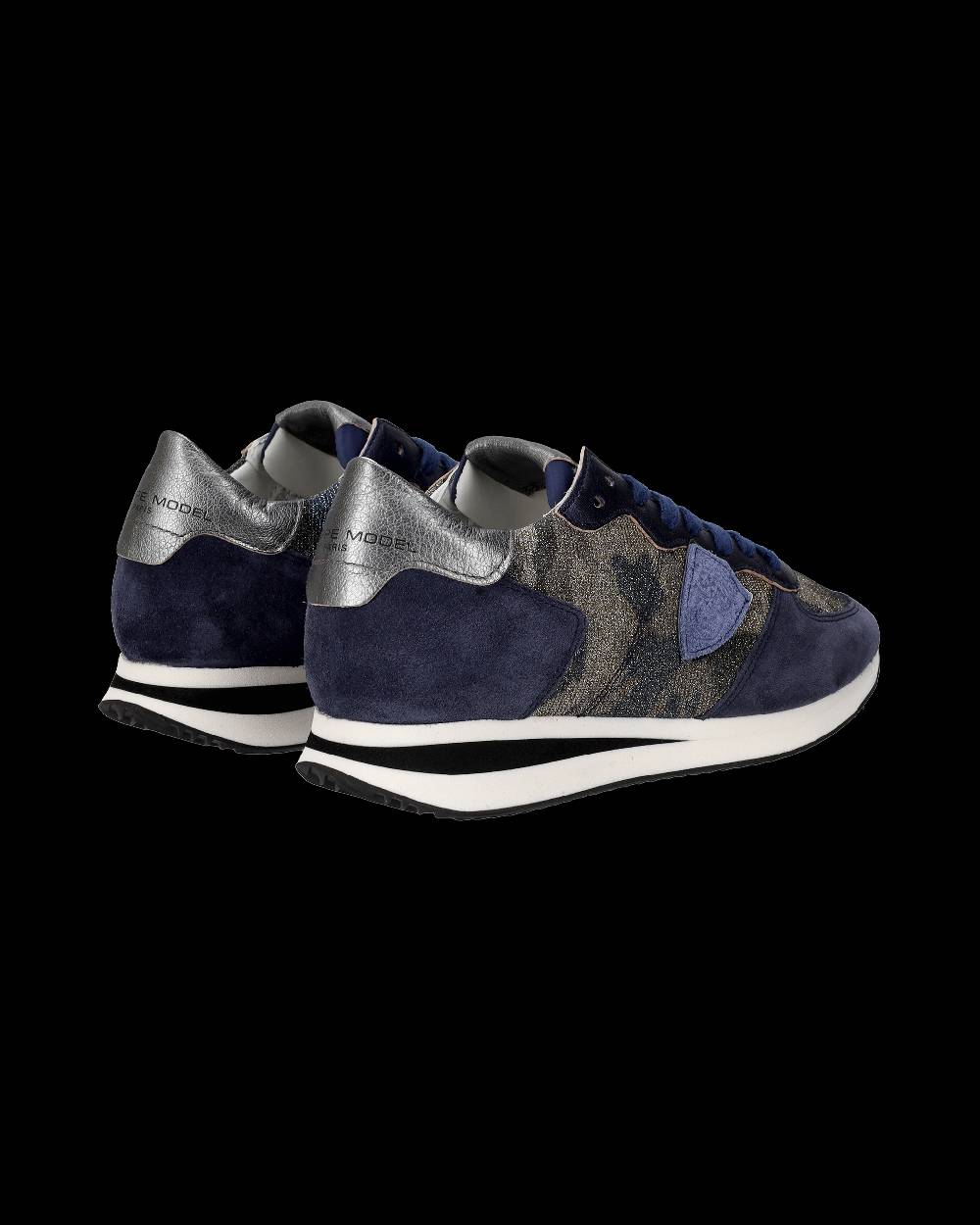 Philippe Model Sneaker Basse Trpx Donna - Camouflage E Blue