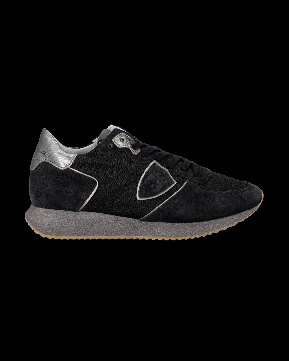 Philippe Model Sneaker Basse Trpx Donna - Nero E Argento