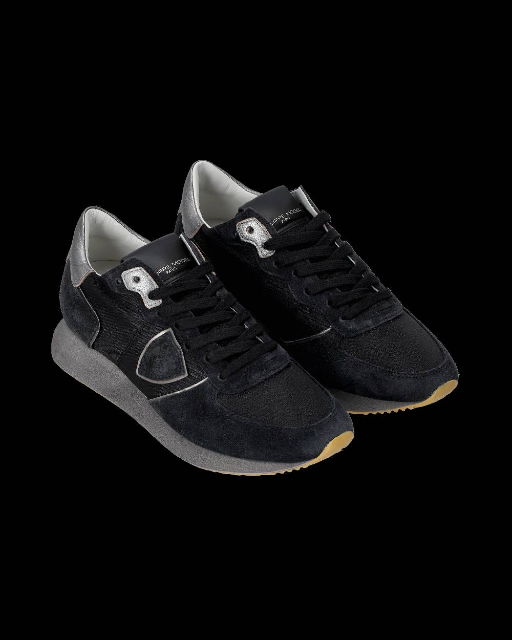 Philippe Model Sneaker basse Trpx donna - nero e argento
