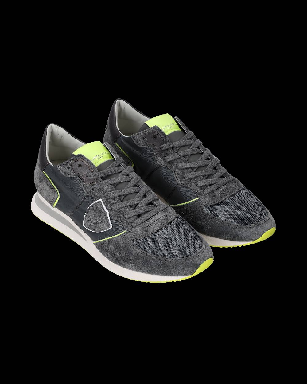 Philippe Model Sneaker basse Trpx uomo - antracite e giallo