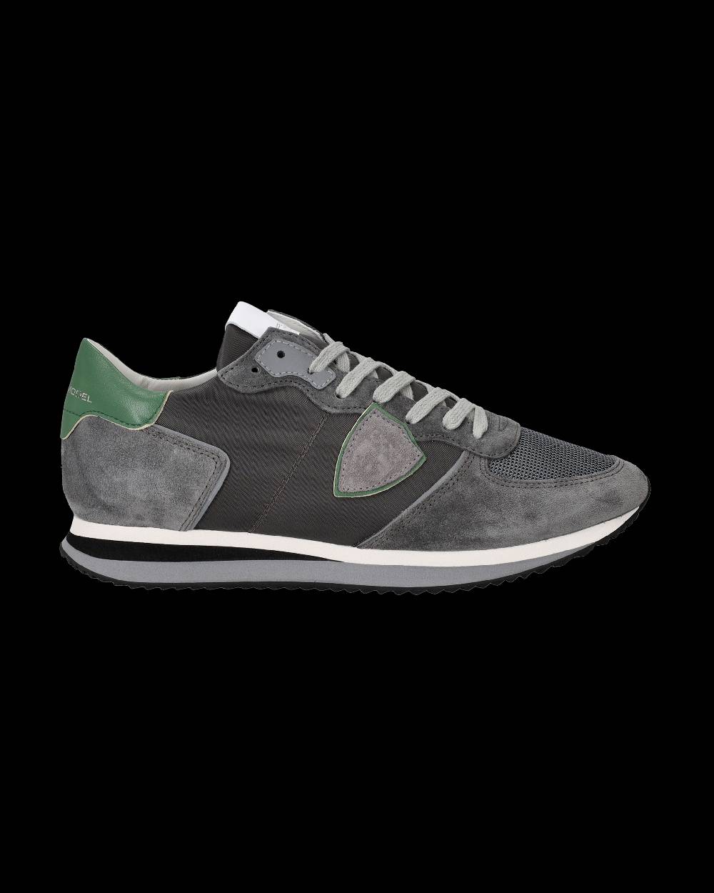Philippe Model Sneaker Basse Trpx Uomo - Antracite E Verde
