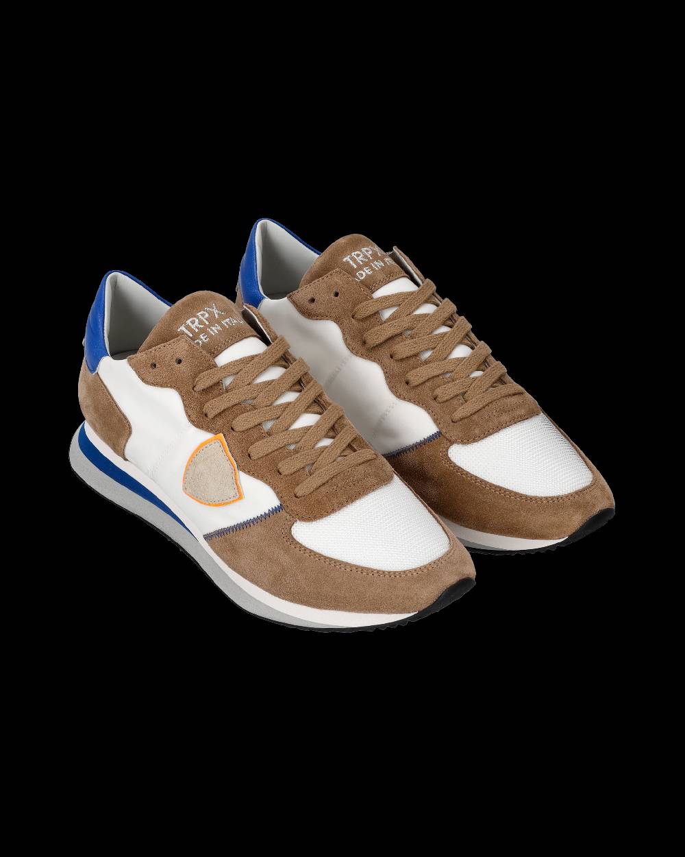 Philippe Model Sneaker basse Trpx uomo - beige e bluette