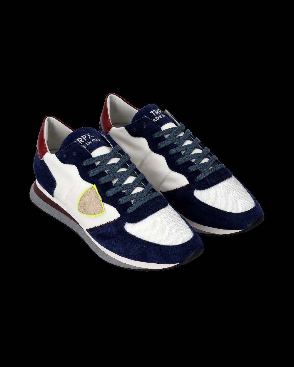 Philippe Model Sneaker basse Trpx uomo - blu e bordeaux