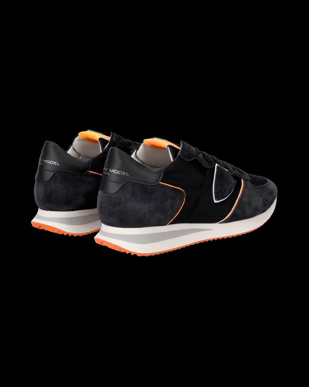 Philippe Model Sneaker Basse Trpx Uomo - Nero E Arancio