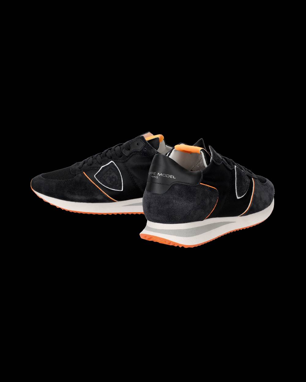 Philippe Model Sneaker Basse Trpx Uomo - Nero E Arancio