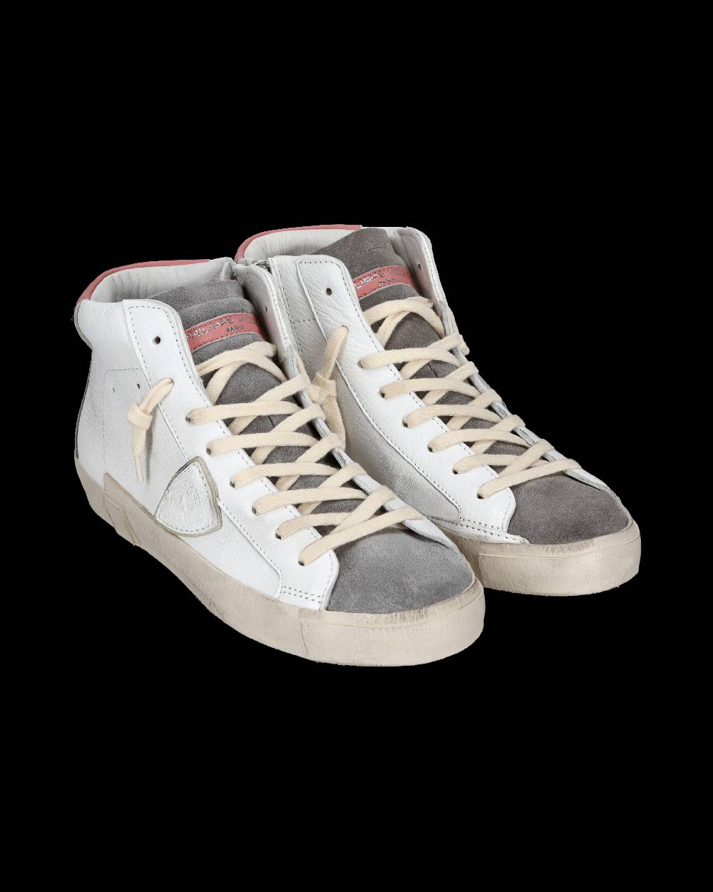 Philippe Model Sneaker casual Prsx da donna in pelle - Antracite e bianco