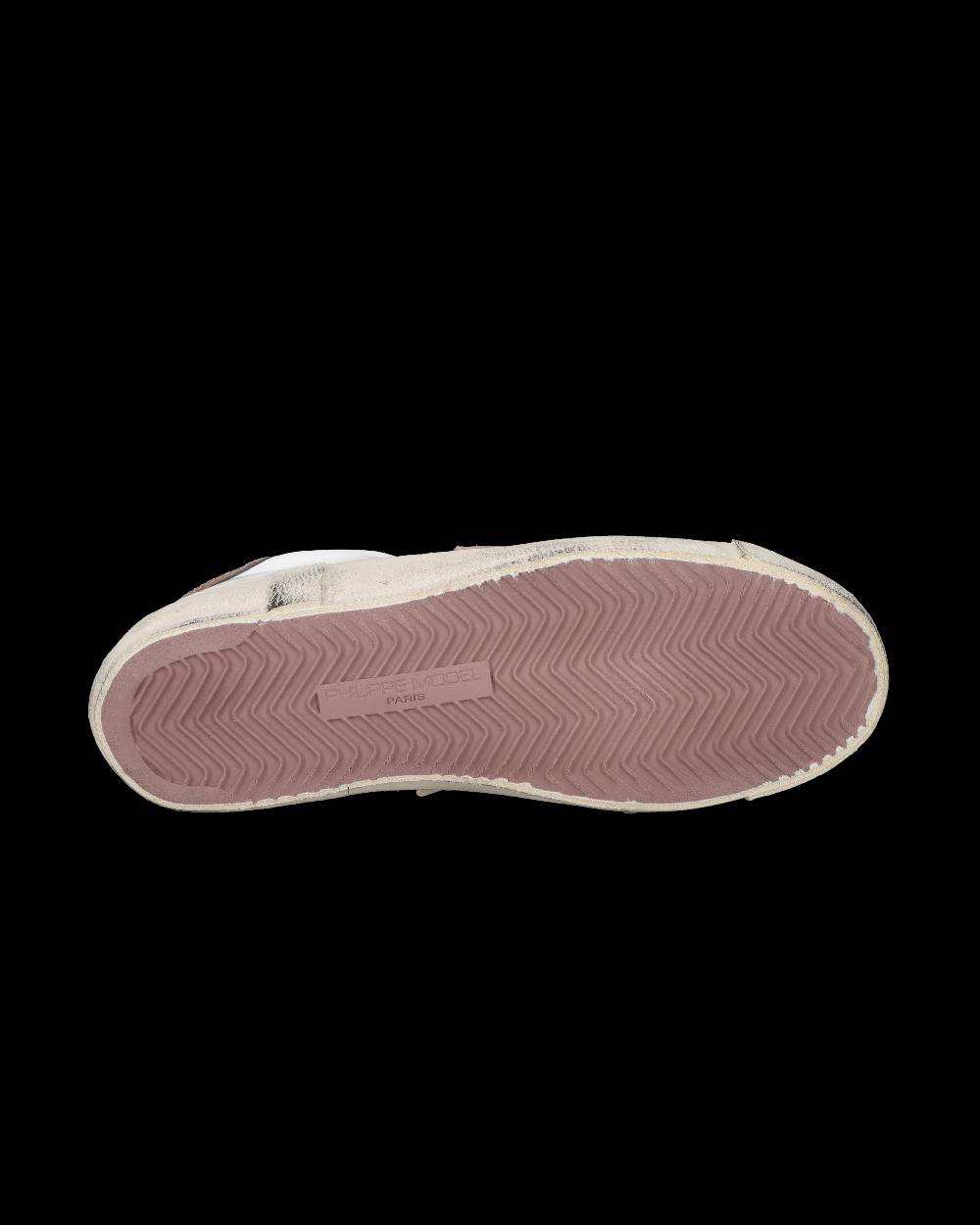 Philippe Model Sneaker Casual Prsx Da Donna In Pelle - Bianco E Giallo