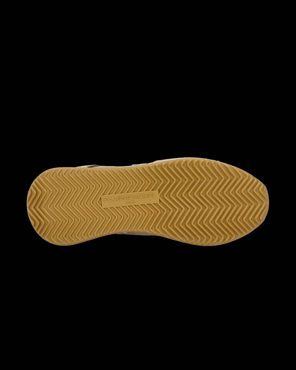 Philippe Model Sneaker Casual Trpx Da Donna In Pelle E Nylon - Dorato E Sabbia