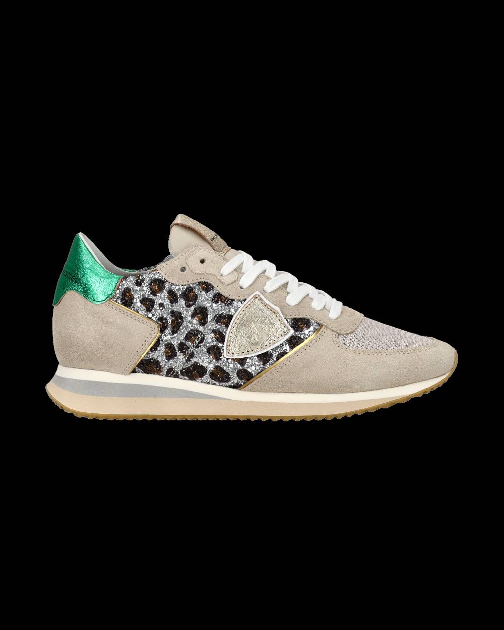 Philippe Model Sneaker Casual Trpx Da Donna In Pelle Scamosciata - Dorato
