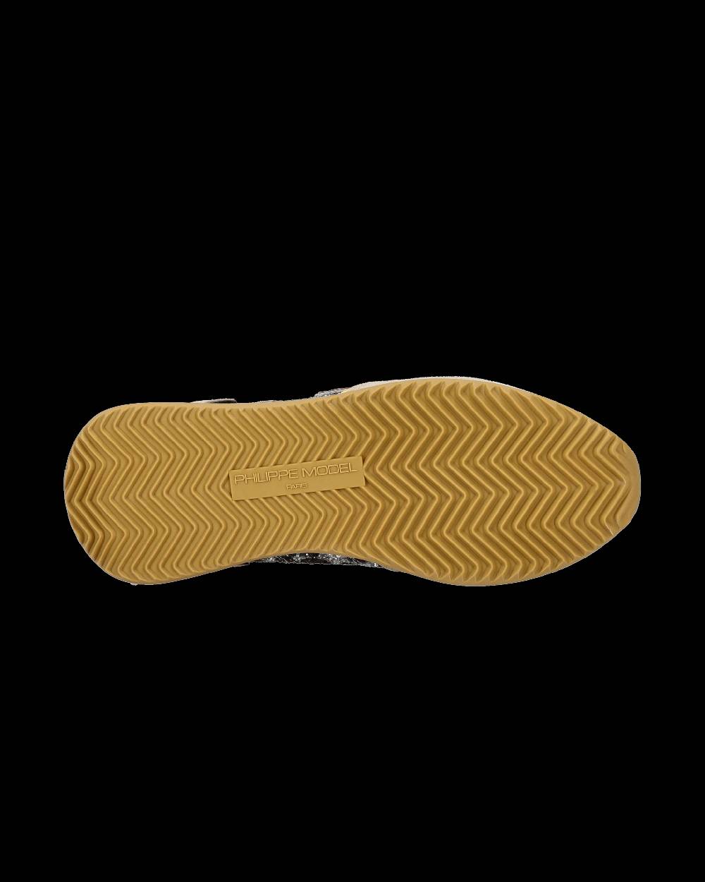 Philippe Model Sneaker Casual Trpx Da Donna In Pelle Scamosciata - Dorato