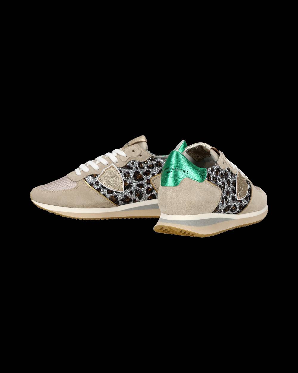 Philippe Model Sneaker Casual Trpx Da Donna In Pelle Scamosciata - Dorato