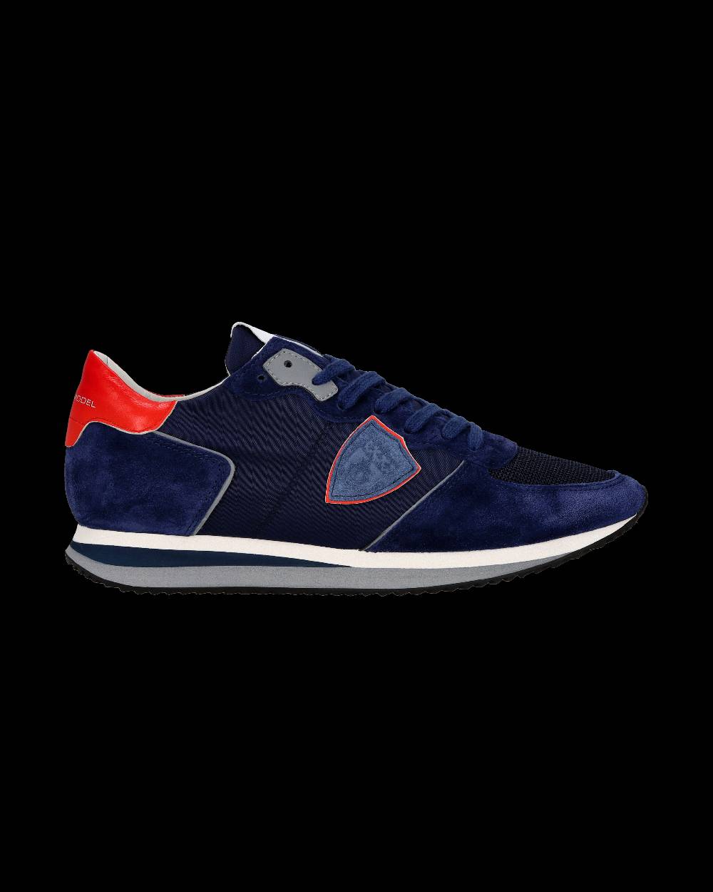Philippe Model Sneaker Casual Trpx Da Uomo In Nylon E Pelle - Blu E Rosso