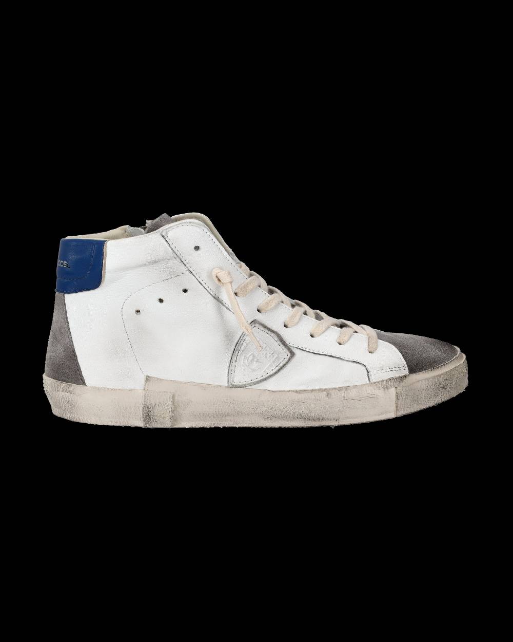 Philippe Model Sneaker High Prsx Uomo - Bianco E Grigio