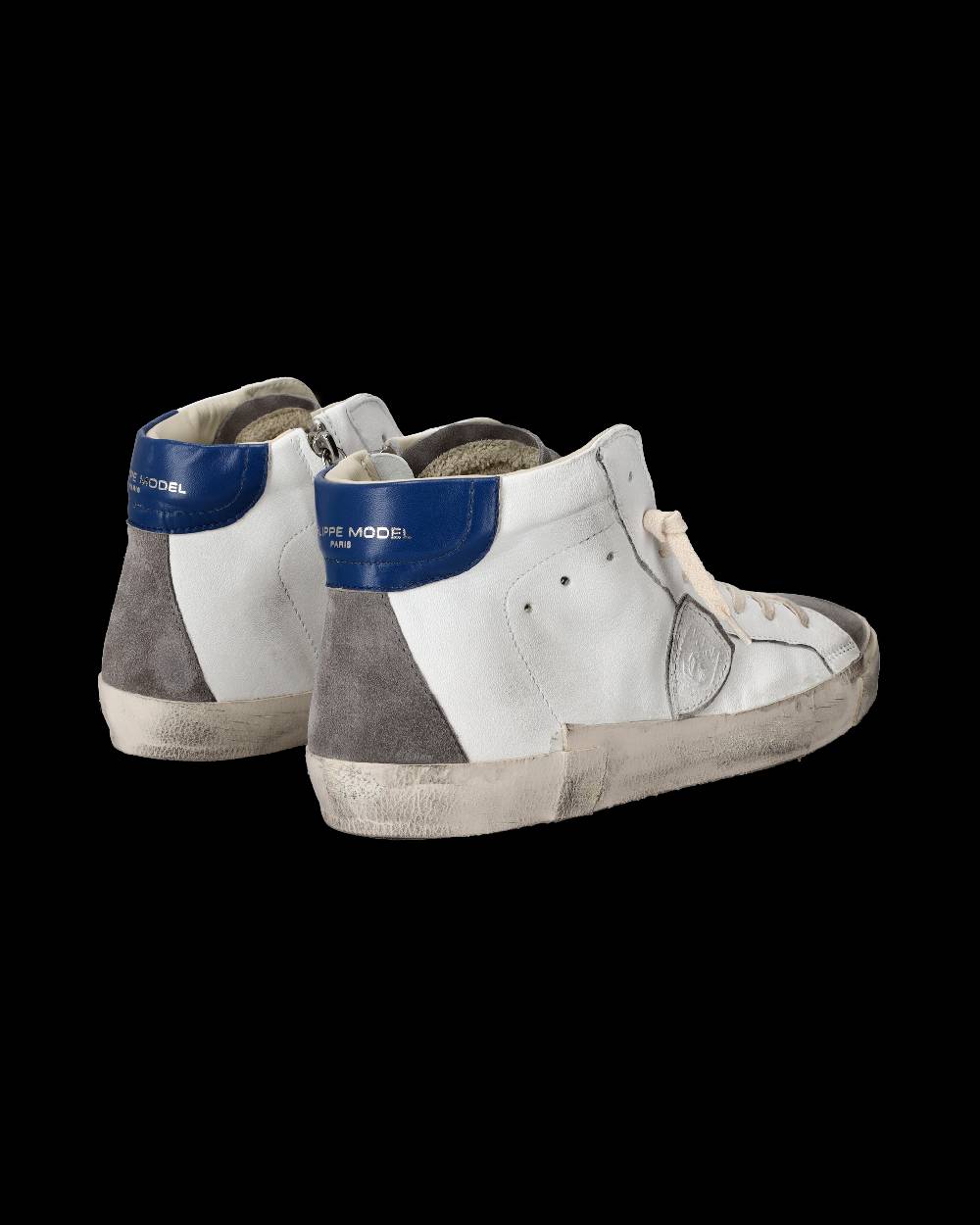 Philippe Model Sneaker High Prsx Uomo - Bianco E Grigio