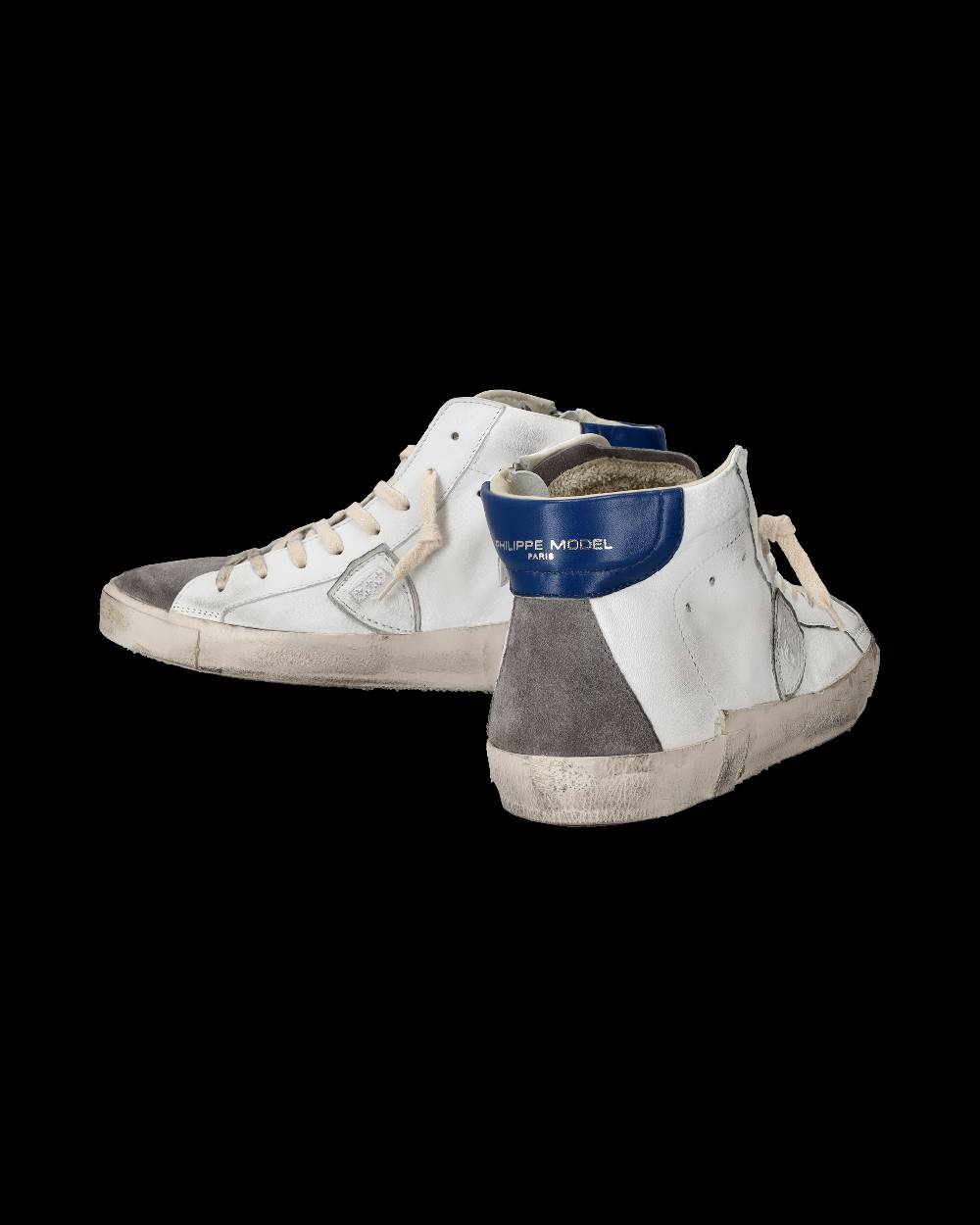 Philippe Model Sneaker High Prsx Uomo - Bianco E Grigio
