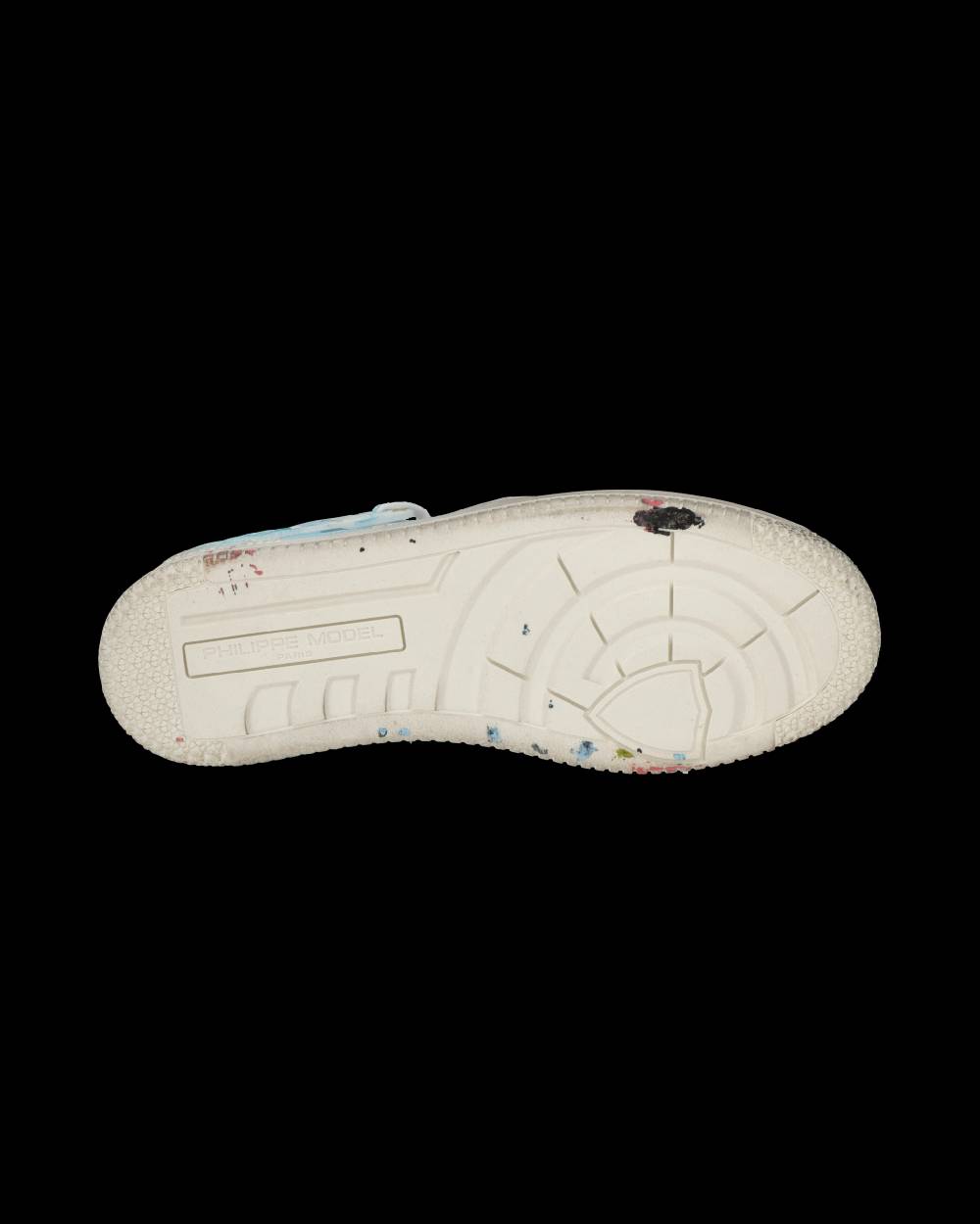 Philippe Model Sneaker Mid La Grande Donna - Bianco E Azzurro