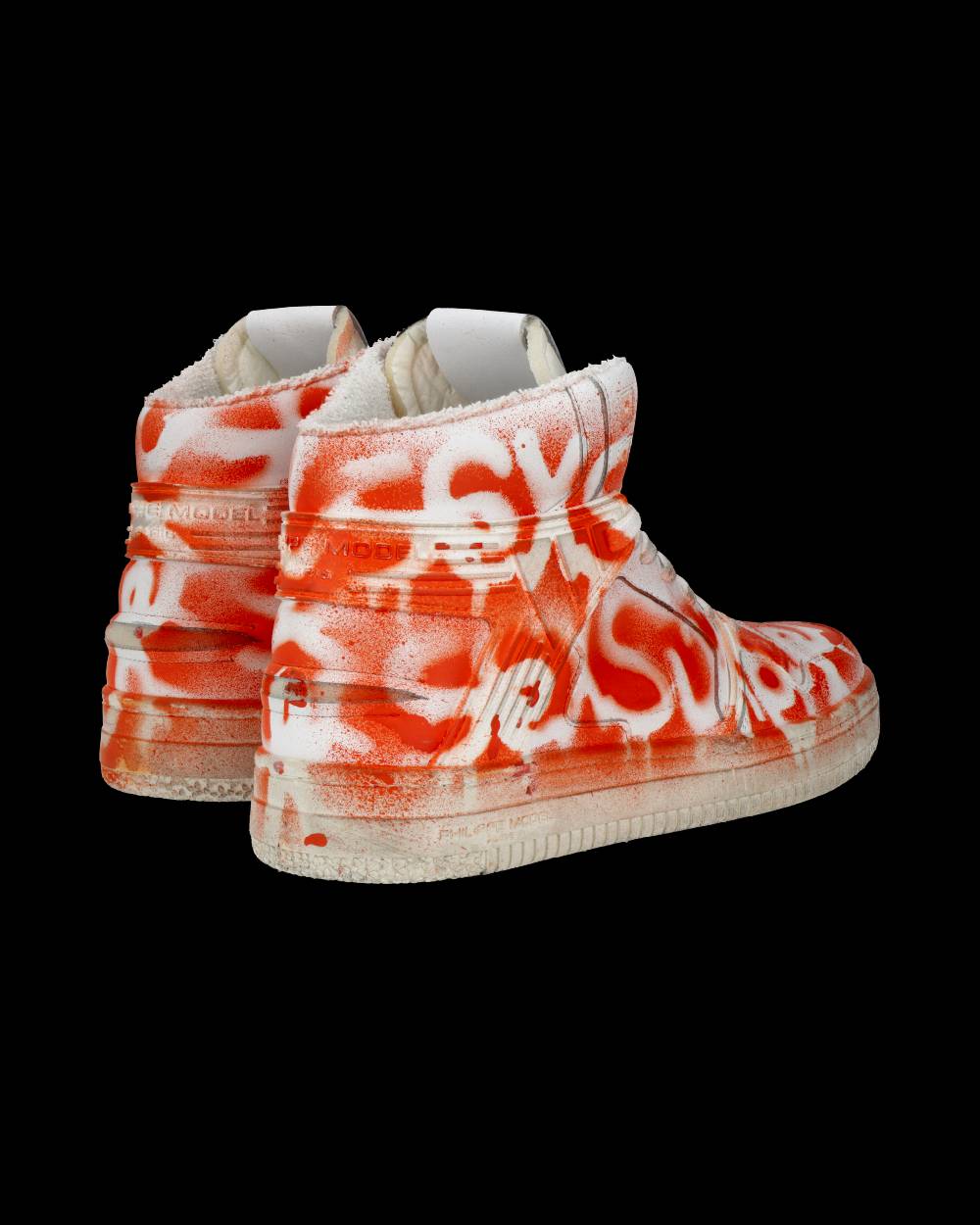 Philippe Model Sneaker Mid La Grande Donna - Bianco E Azzurro