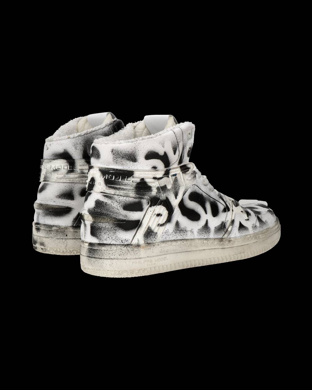 Philippe Model Sneaker Mid La Grande Donna - Bianco E Nero