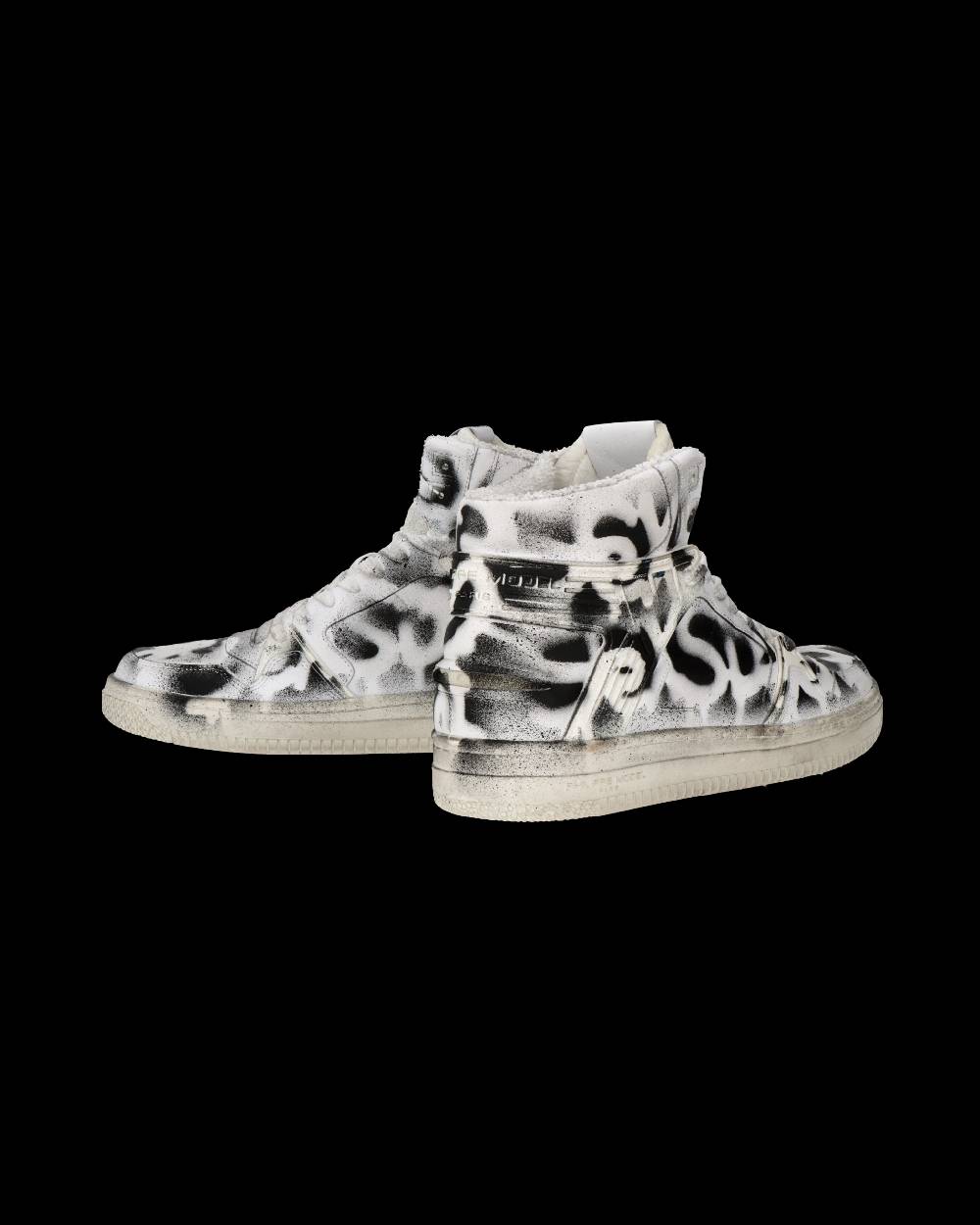 Philippe Model Sneaker Mid La Grande Donna - Bianco E Nero