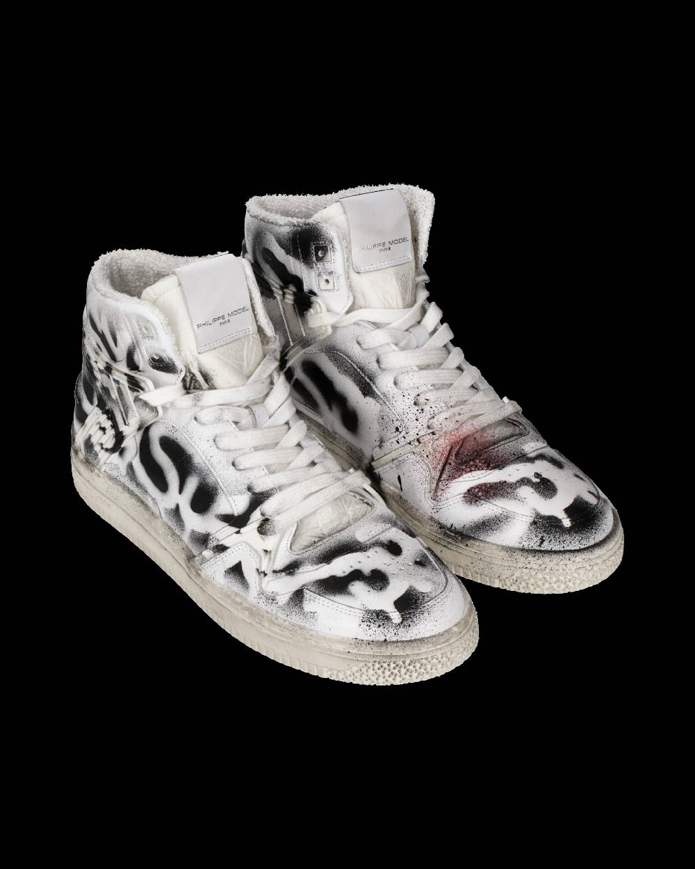 Philippe Model Sneaker mid La Grande donna - bianco e nero