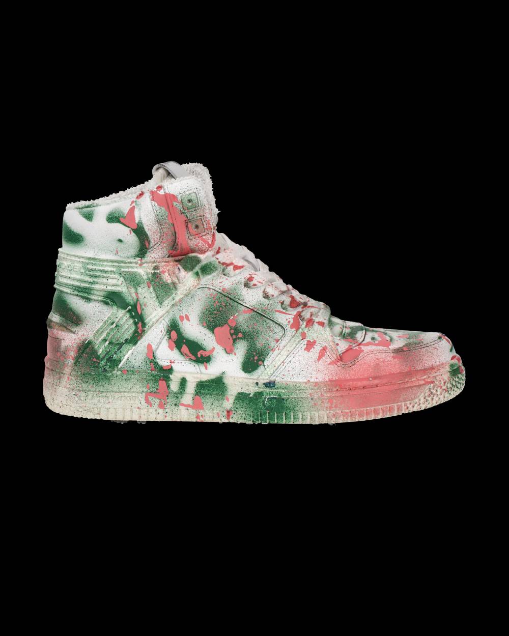 Philippe Model Sneaker Mid La Grande Donna - Bianco, Verde E Rosa