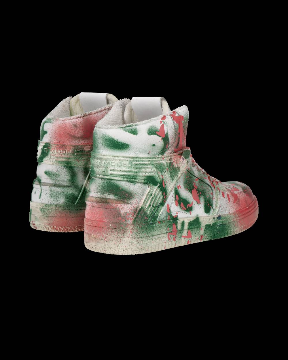 Philippe Model Sneaker Mid La Grande Donna - Bianco, Verde E Rosa