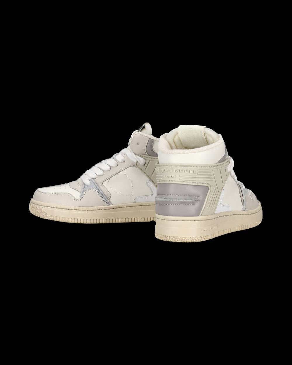 Philippe Model Sneaker Mid La Grande Donna - Burro E Grigio
